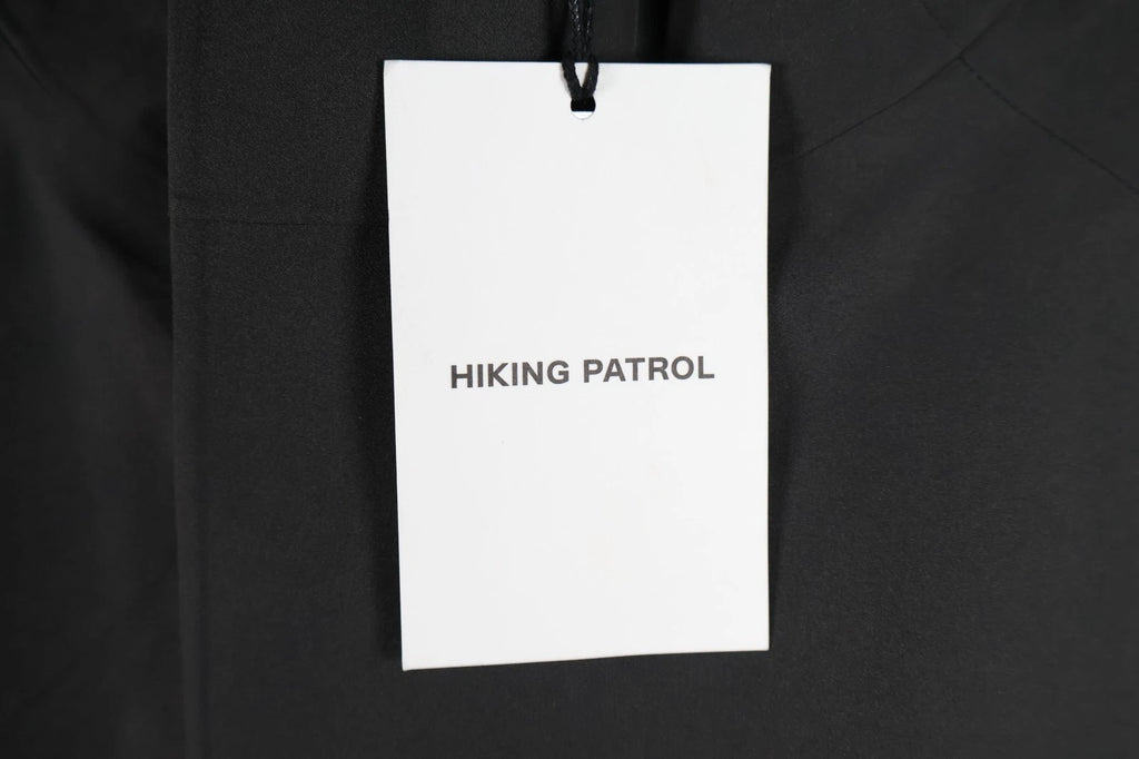 Hiking Patrol Long Arc 3L Shell Coat (Charcoal Black, XL)