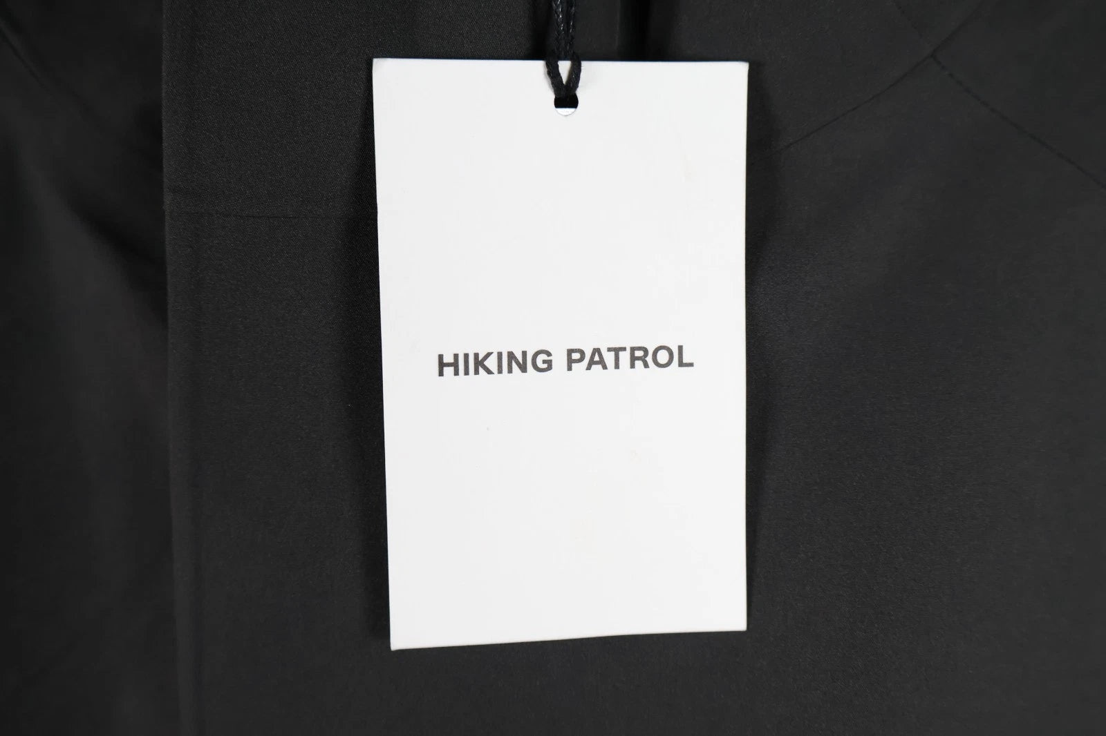 Hiking Patrol Long Arc 3L Shell Coat (Charcoal Black, XL)