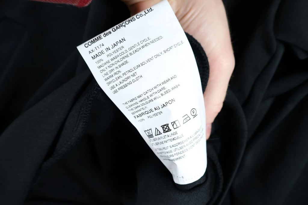 COMME des GARÇONS Play Play Heart Hoodie (Black, Small)