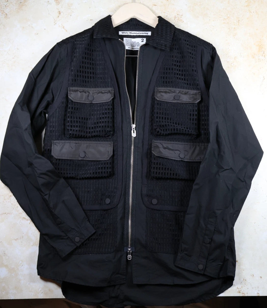 White Mountaineering Military Style Shirt Jacket (Size 2 JPN)
