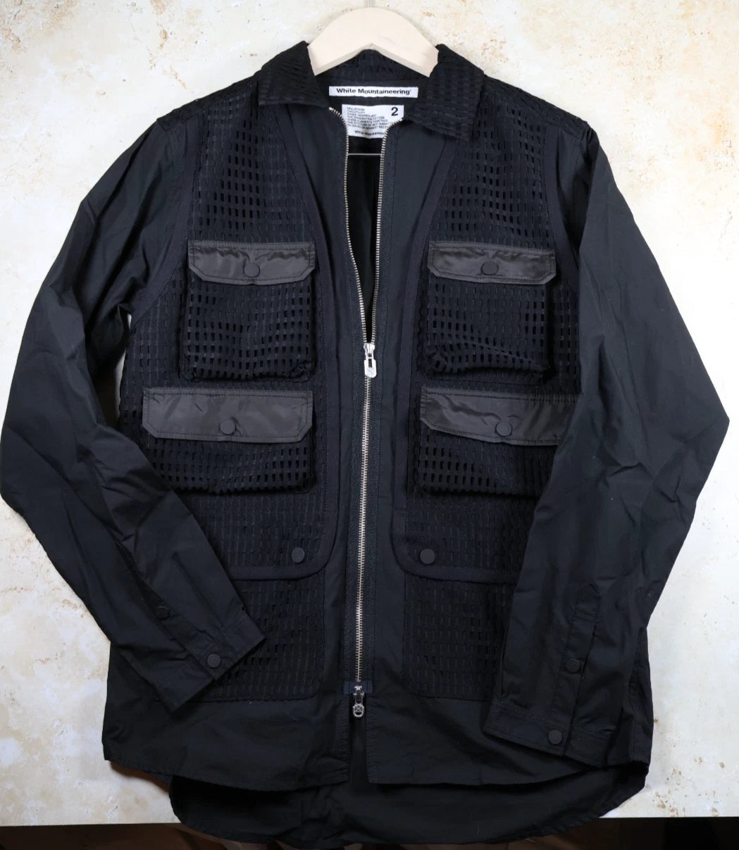 White Mountaineering Military Style Shirt Jacket (Size 2 JPN)