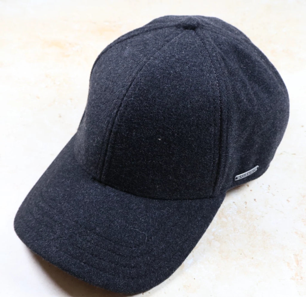 Stetson Cashmere Wool Blend Vaby Ear Flaps Cap (Grey, XL 60-61cm)