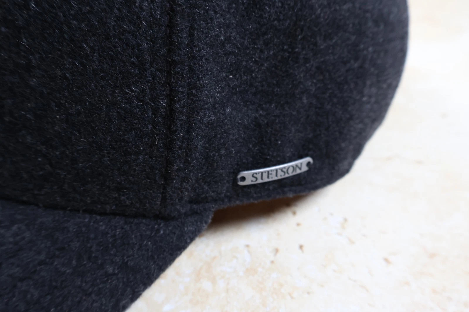 Stetson Cashmere Wool Blend Vaby Ear Flaps Cap (Grey, XL 60-61cm)