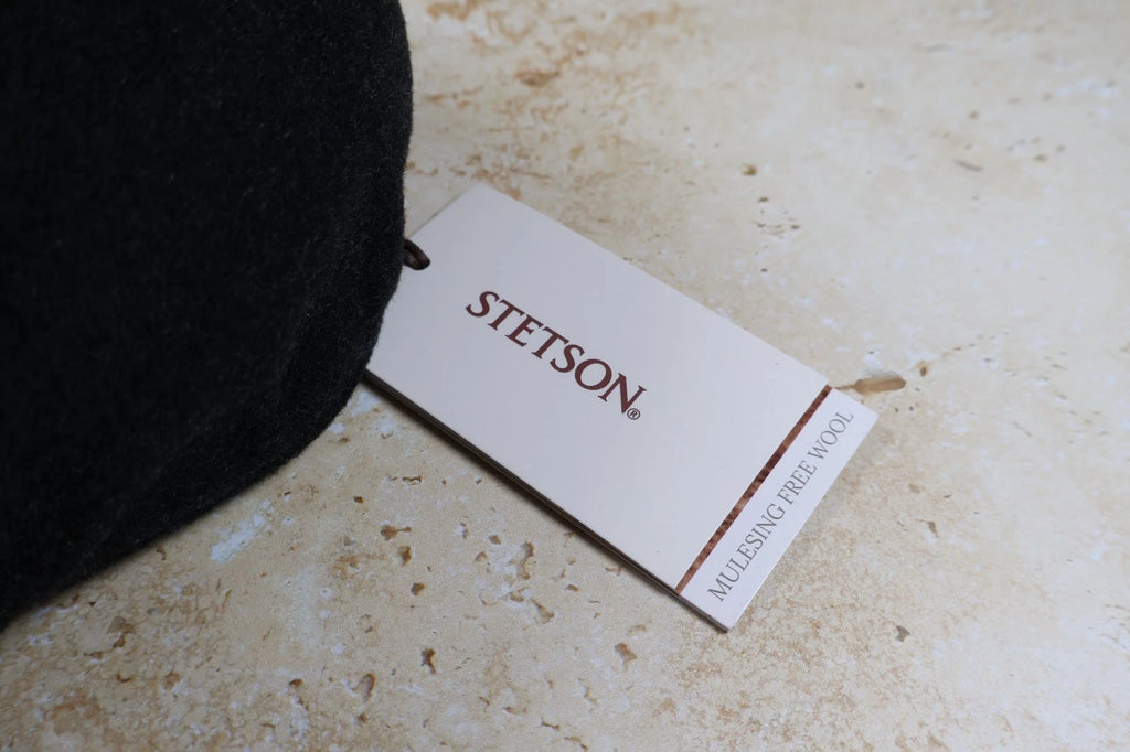Stetson Cashmere Wool Blend Vaby Ear Flaps Cap (Grey, XL 60-61cm)
