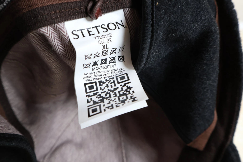 Stetson Cashmere Wool Blend Vaby Ear Flaps Cap (Grey, XL 60-61cm)