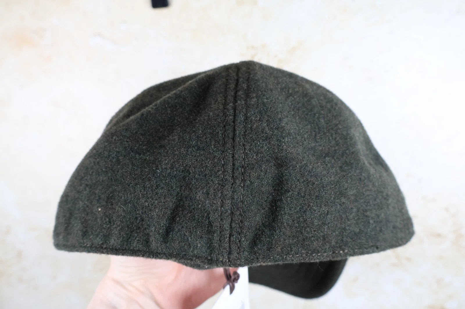 Stetson Vaby Cashmere/Wool Ear Flap Cap (Dark Olive, L 58-59cm)