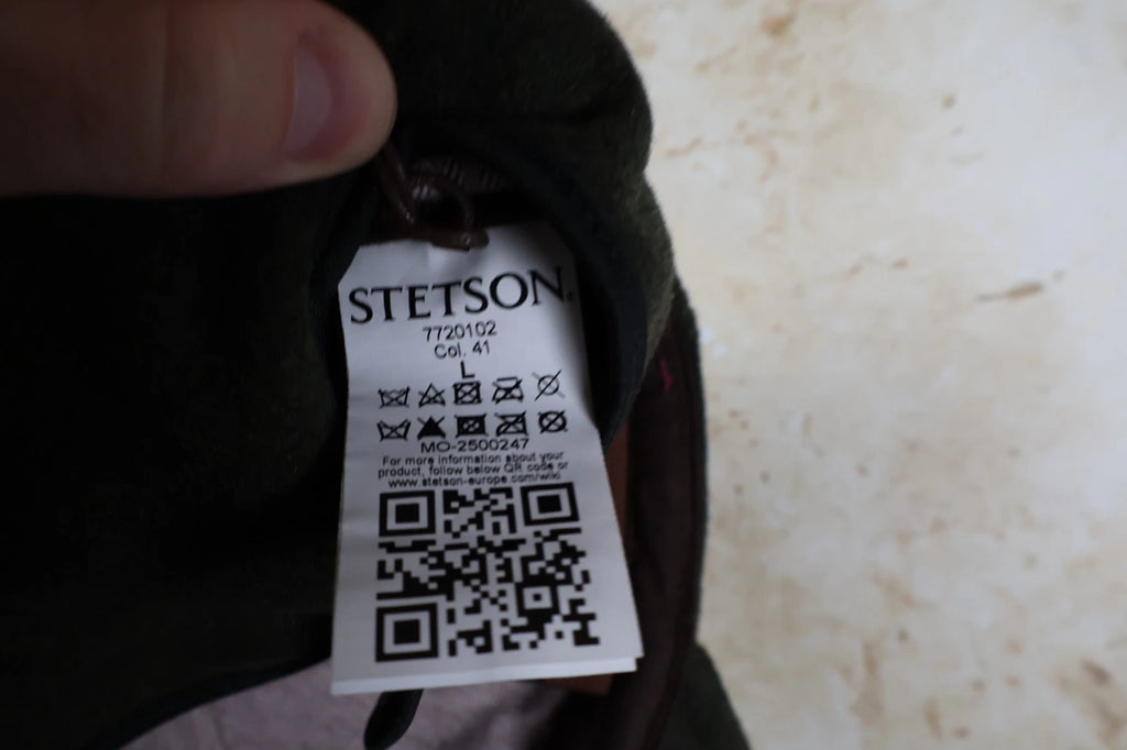 Stetson Vaby Cashmere/Wool Ear Flap Cap (Dark Olive, L 58-59cm)