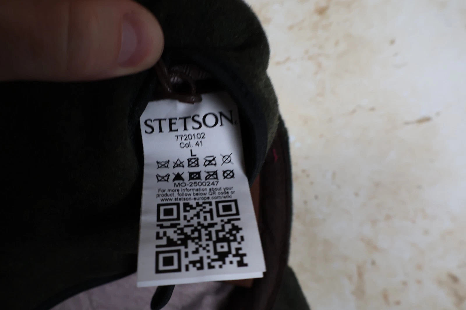 Stetson Vaby Cashmere/Wool Ear Flap Cap (Dark Olive, L 58-59cm)