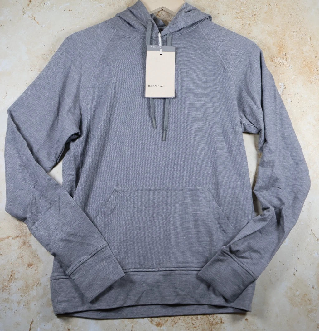 Icebreaker Women's Merino Momentum Pullover ("Fossil", Size XS)