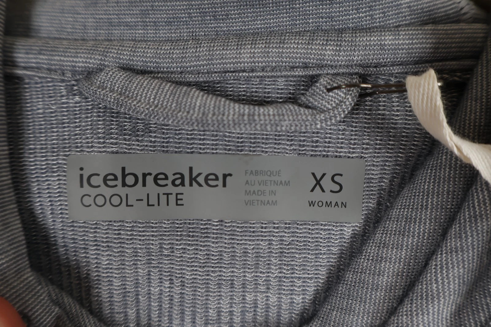 Icebreaker Women's Merino Momentum Pullover ("Fossil", Size XS)