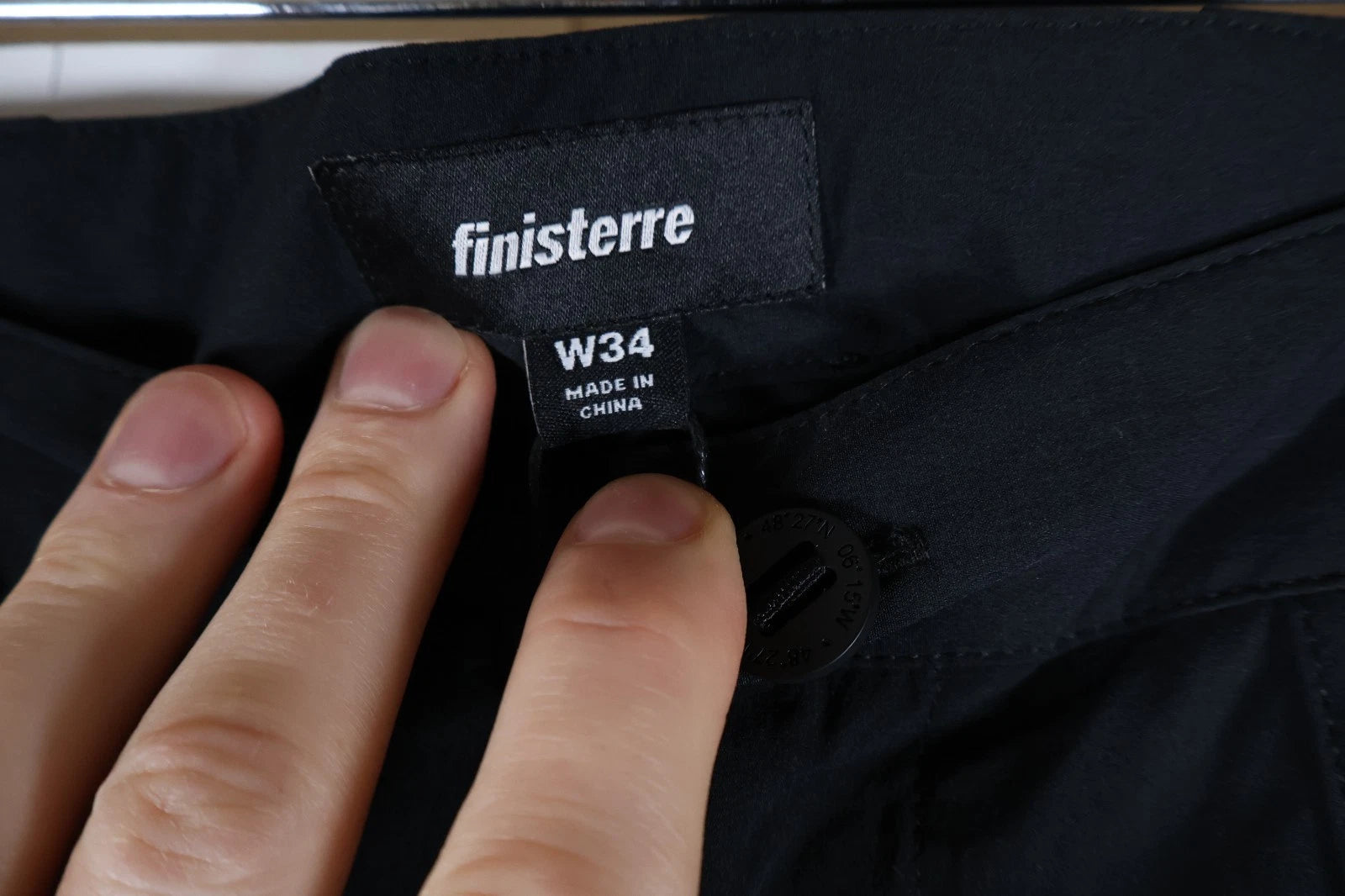 Finisterre Technical Water-Repellent Walk Trouser (Black, W34)
