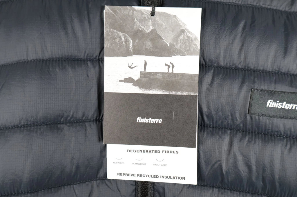 Finisterre Men's Insulated Hooded Nimbus Jacket (Black, XXL)