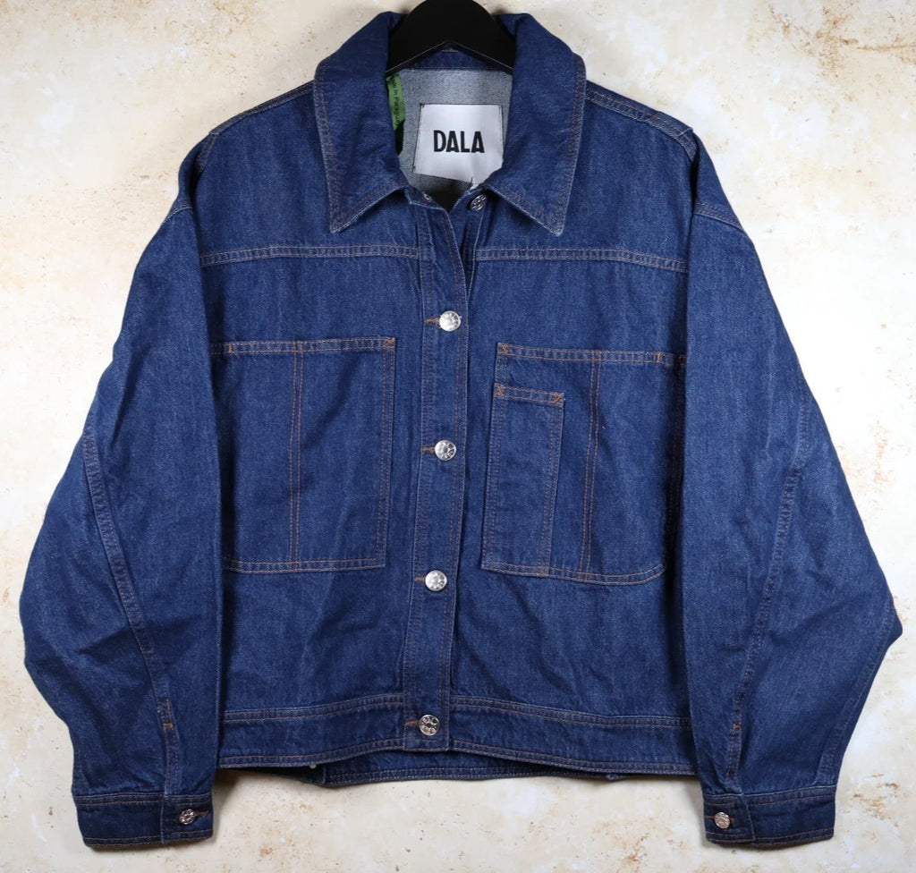 Dala Women's Lido Denim Jacket ("Rinse" - Blue, Small)