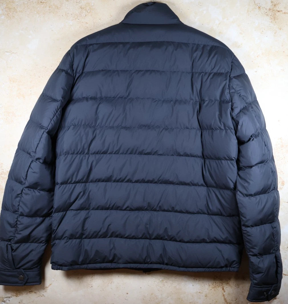 Woolrich Men's Microfibre Down Jacket (Melton Blue, Large)