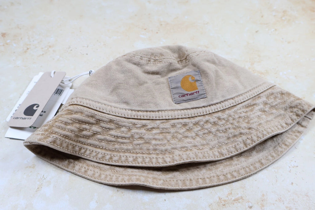 Carhartt WIP Bayfield Bucket Hat (Dusty H Brown Faded, Size S-M)