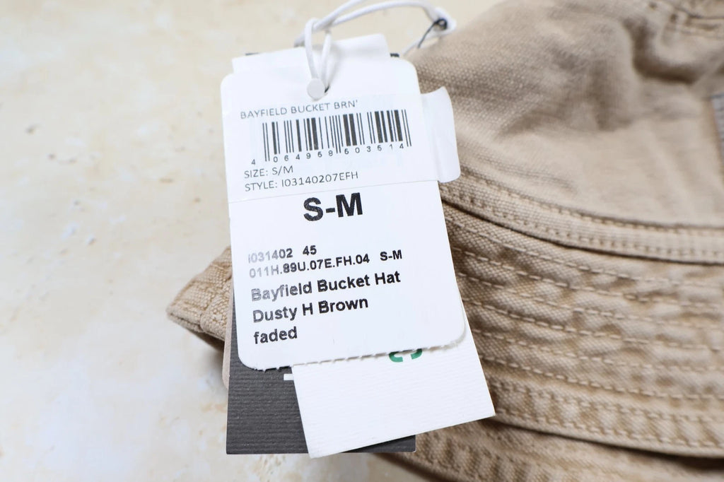 Carhartt WIP Bayfield Bucket Hat (Dusty H Brown Faded, Size S-M)