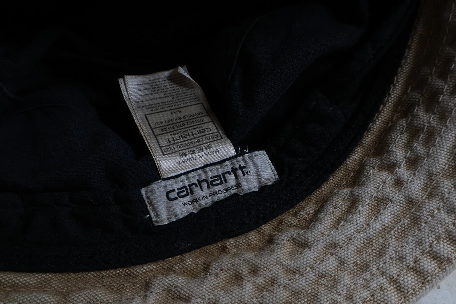 Carhartt WIP Bayfield Bucket Hat (Dusty H Brown Faded, Size S-M)
