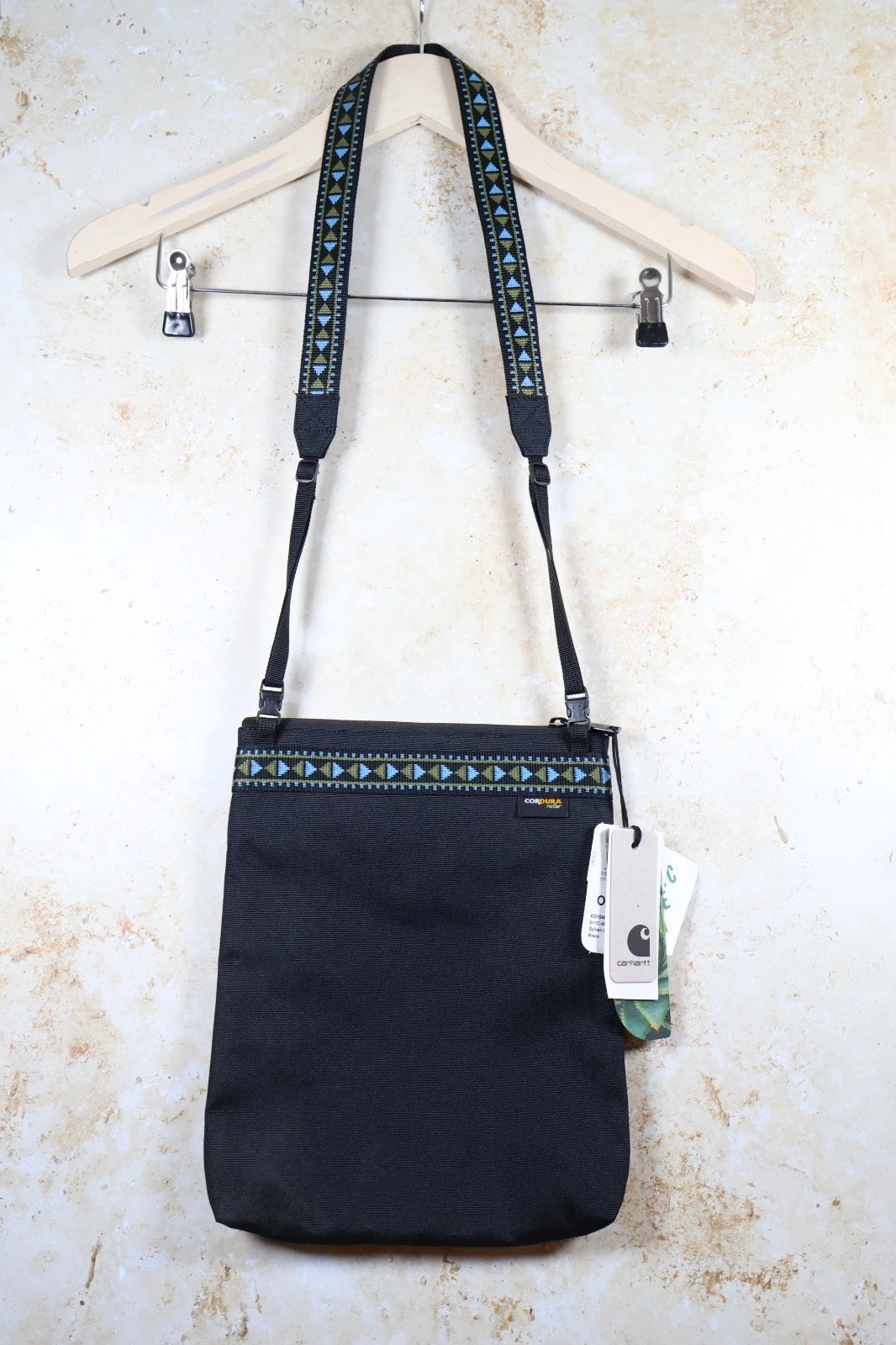 Carhartt WIP Cordura Sylvan Strap Bag (Black, One Size)