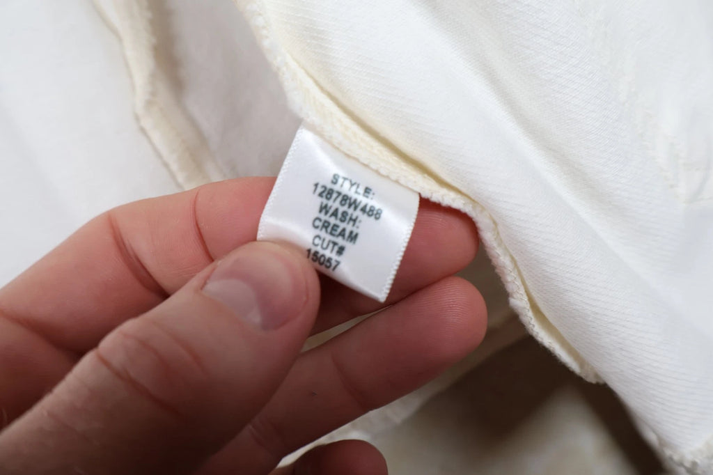 Nili Lotan Geraldine Denim Jacket (Cream, Small)