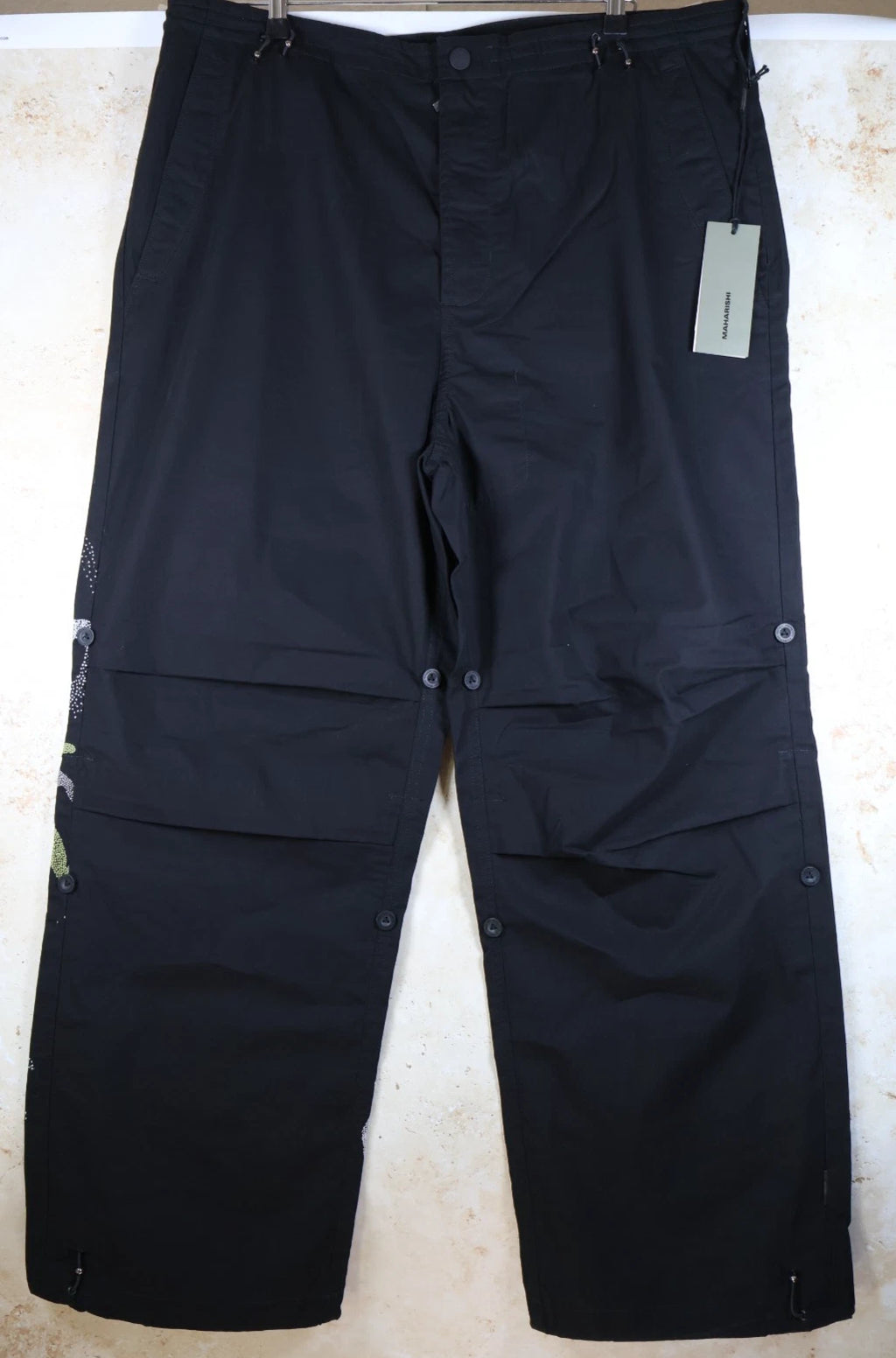 Maharishi Pointillist Dragon Snopants (Black, Large)