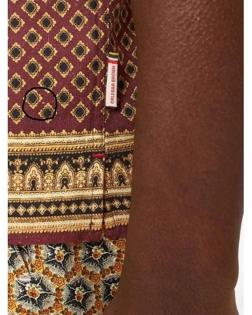 Orlebar Brown Men's Maitan Solmio Shirt (Multi, Small)