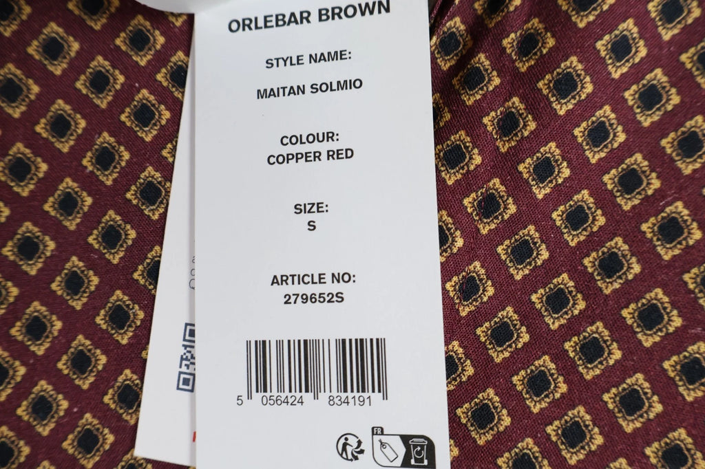 Orlebar Brown Men's Maitan Solmio Shirt (Multi, Small)