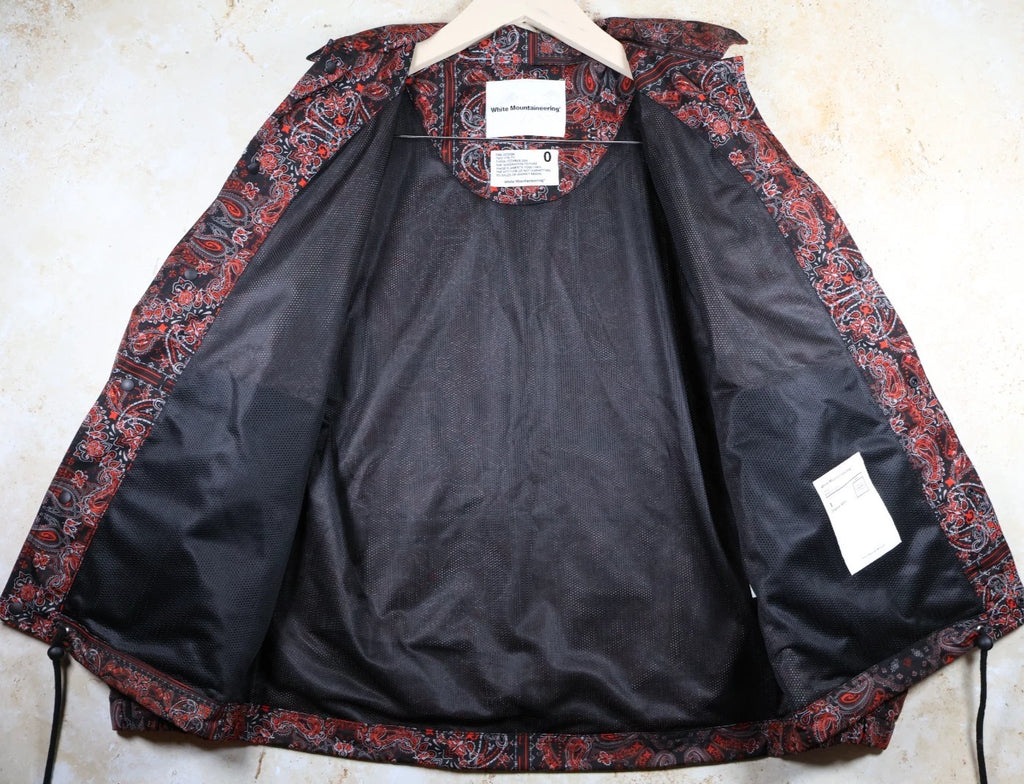White Mountaineering Bandana Printed Jacket (Size 0 JPN)
