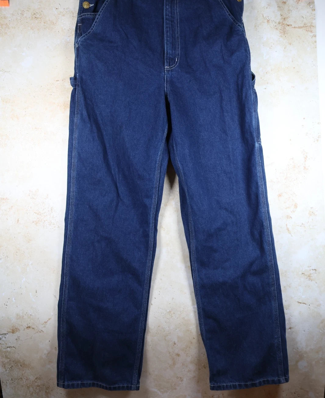 Carhartt Loose Fit Denim Bib Dungarees (Blue, Small)