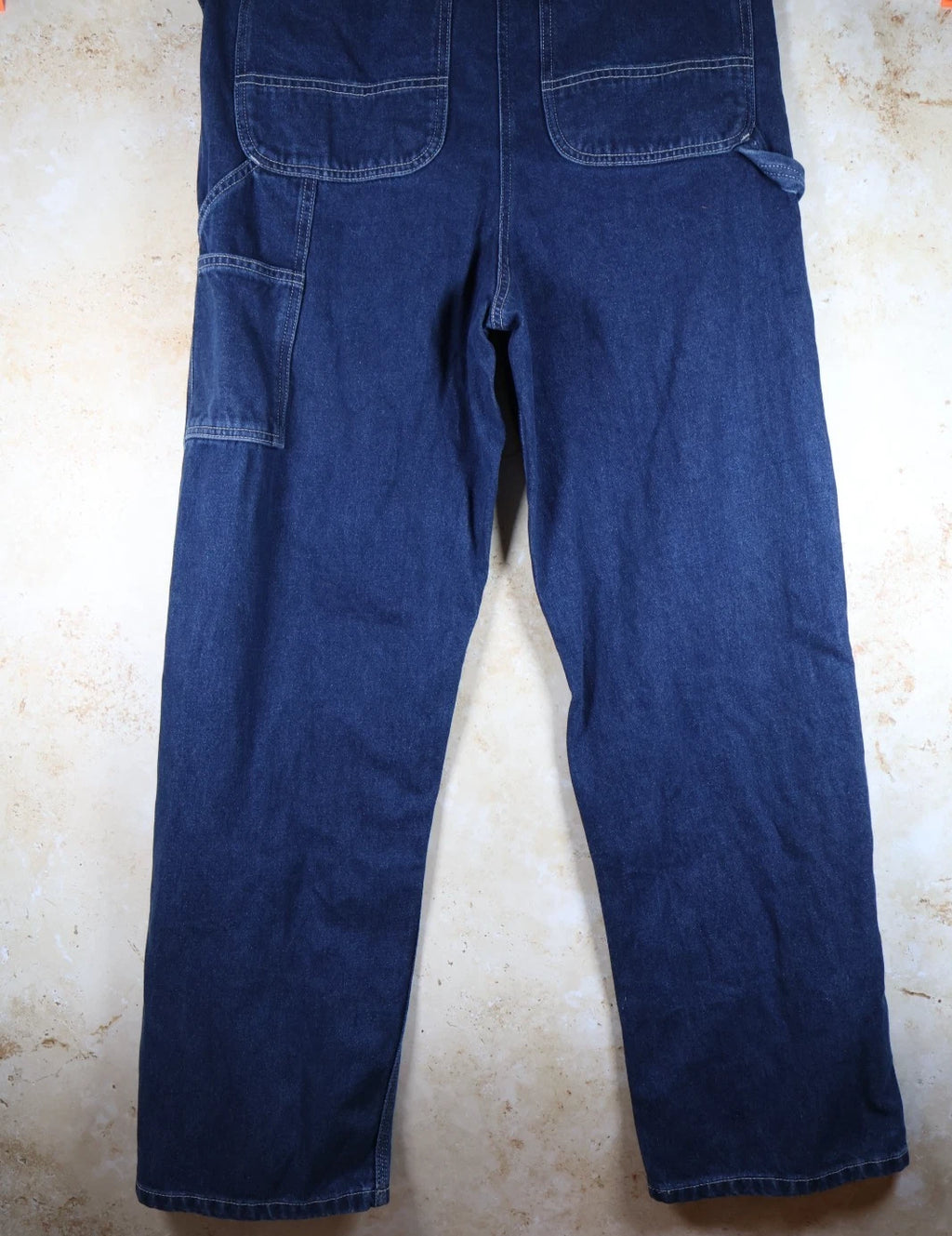 Carhartt Loose Fit Denim Bib Dungarees (Blue, Small)