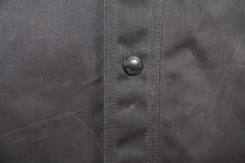 Filson Tin Cloth Jac Shirt ("Cinder", Medium)