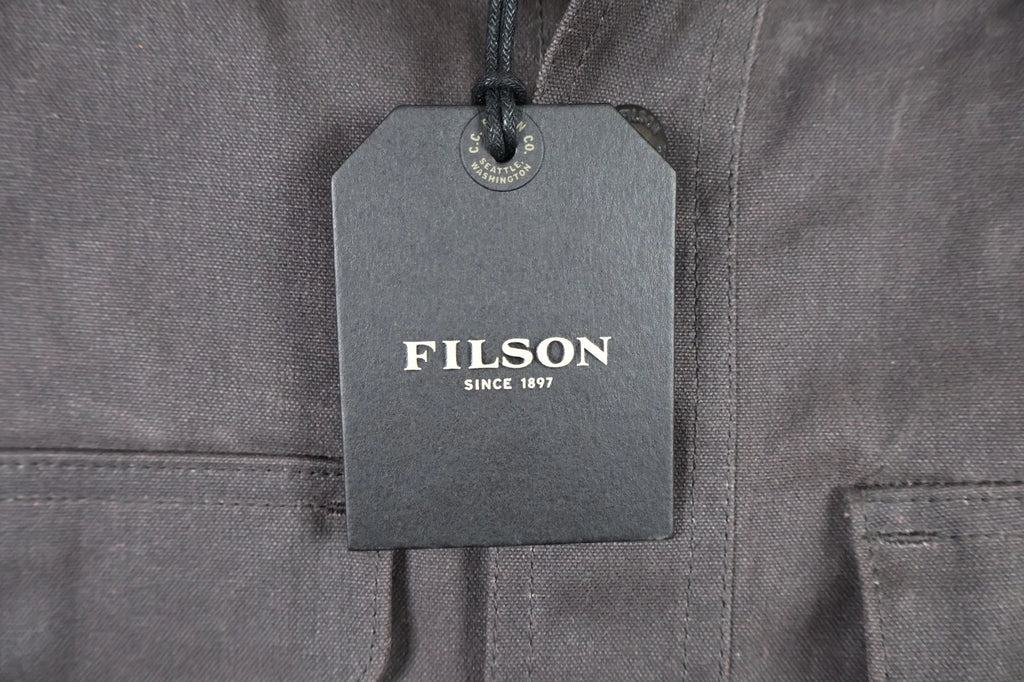 Filson Tin Cloth Jac Shirt ("Cinder", Medium)