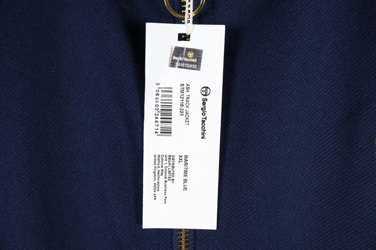 Sergio Tacchini x Richard Ashcroft Track Top (Maritime Blue, 2XL)