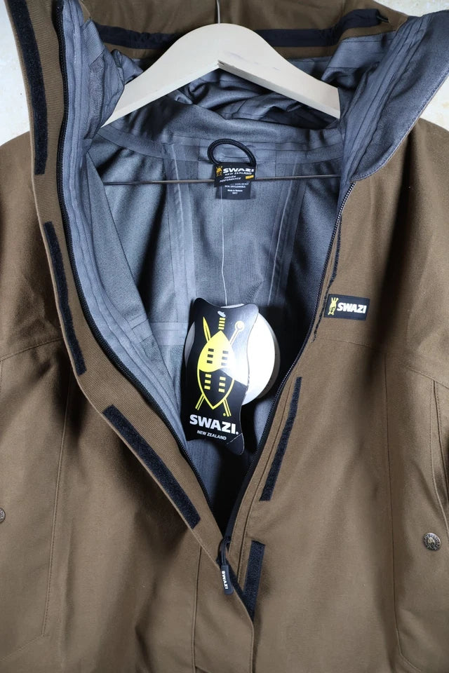 Swazi New Zealand Tahr XP Waterproof Anorak 1/2 Zip (European Olive)