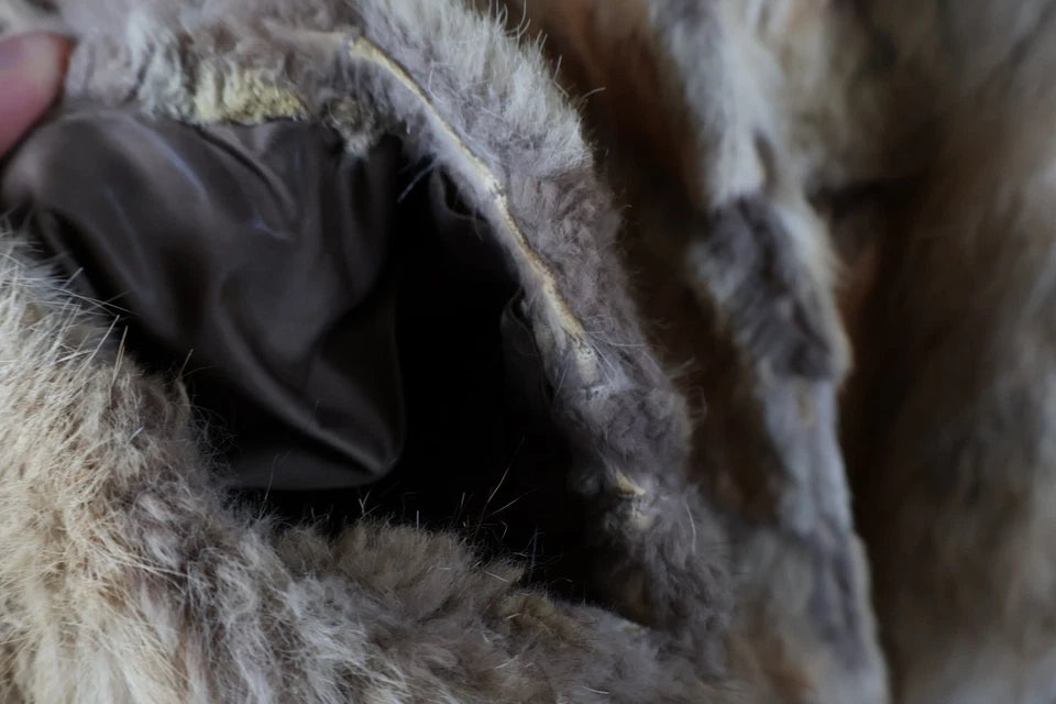 Women's Vintage Fur Coat with Dasco Hardware