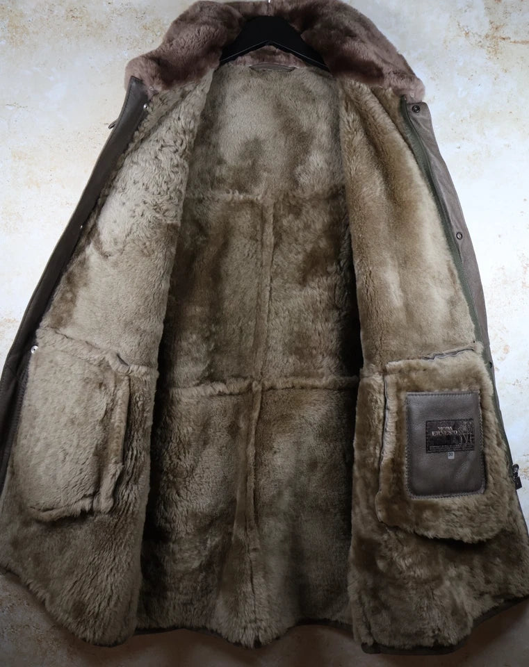 Moda Ernesto Vintage Men's Sheepskin Coat
