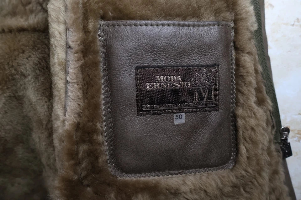 Moda Ernesto Vintage Men's Sheepskin Coat