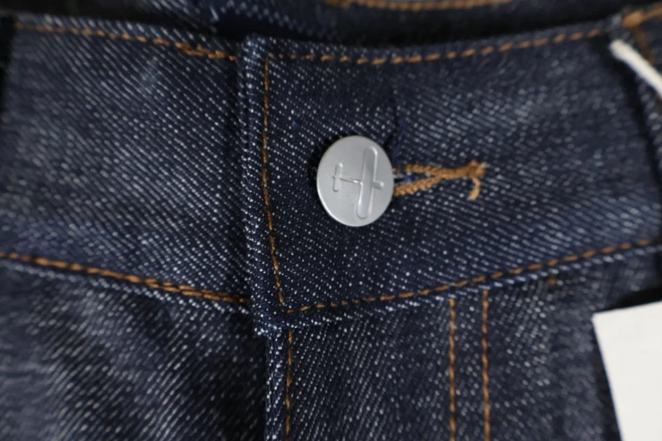 Colour Plane 14oz Raw Denim Jeans (Blue, Medium)